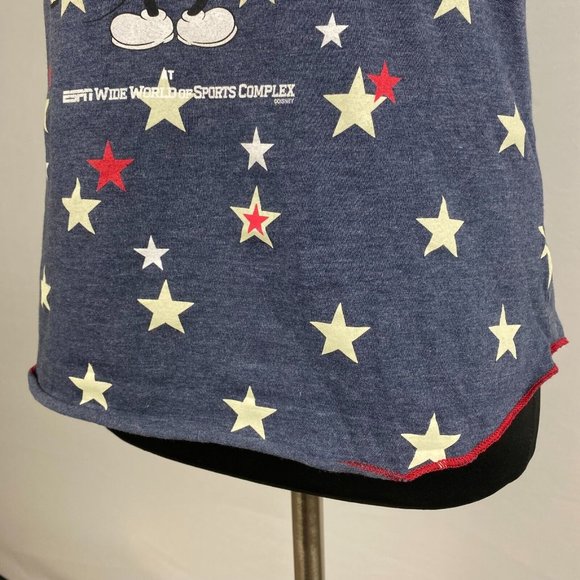 Disney Parks Juniors L Volleyball AAU Nationals 2018 Mickey Mouse Stars Tank Top - Picture 7 of 12